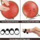 Steel Tongue Drum Kit 15 Notes Protective Spray Paint Hand Drum For Practice
