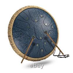 Steel Tongue Drum Kit 15 Notes Protective Spray Paint Hand Drum For Practice