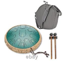 Steel Tongue Drum Kit 15 Notes Protective Spray Paint Hand Drum For Practice