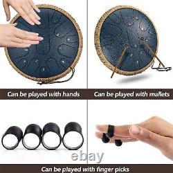 Steel Tongue Drum Kit 15 Notes Protective Spray Paint Hand Drum For Practice