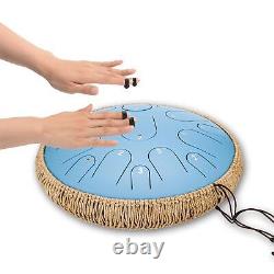 Steel Tongue Drum Kit Excellent Resonance Vibration Hand Drum Handcrafted