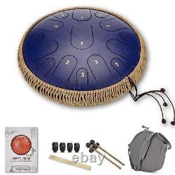 Steel Tongue Drum Kit Hand Drum 15 Notes Handcrafted For Practice