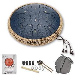 Steel Tongue Drum Kit Handcrafted Hand Drum Portable Excellent Resonance