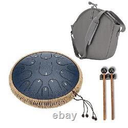 Steel Tongue Drum Kit Handcrafted Hand Drum Portable Excellent Resonance