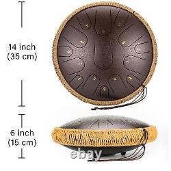 Steel Tongue Drum Kit Handmade Hand Drum For Performances LIF