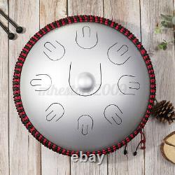 Steel Tongue Drum Tank Drum 9Notes 15. 7Inch Percussion Instrument Hand Pan Drum