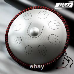 Steel Tongue Drum Tank Drum 9Notes 15. 7Inch Percussion Instrument Hand Pan Drum