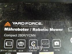 The Yard Force Compact 300RBS Robotic Lawnmower Rrp 385 Used good working order