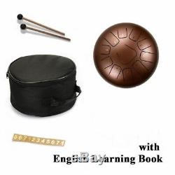 Tone Steel Tongue Drums C Key Hand Pan Mallets Carry Bags Percussion Instrument