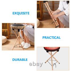 Tongue Drum Foldable Stand Floor Holder Show Racks for Steel Tripod Wooden