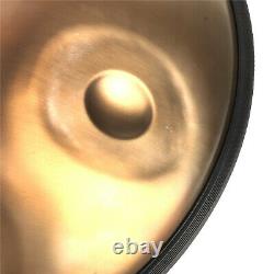 UFO Hand Drum Gold Professional 9 Notes Handpan Tongue Steel Carbon Steel