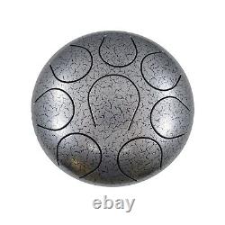 WuYou 10 Inch High-End Stainless Steel Tongue Drum Percussion Musical Drum WithBag