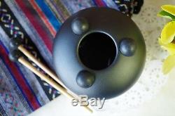 WuYou 6 Christmas Mini Steel Tongue Drum/Tank Drum Handpan Healing drum, Black