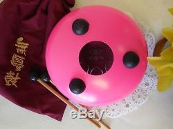 WuYou 8 UFO Steel tongue drum, Lotus symbol drum, Handpan, FREE Mallets & bag