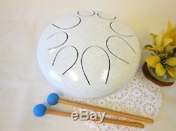 WuYou Special10 Steel Tongue Drum Handpan Tank, FREE Cushion bag+mallets+CD
