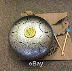 WuYou Steel Tongue Drum 14 Inch 8 Note Handpan Drum, Best Sound Therapy WithMallet