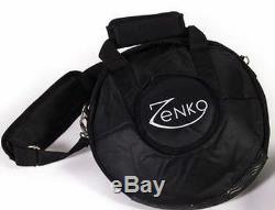 Zenko Tank Drum Handpan Tongue Drum Bag, Sticks, Ring Stainless Steel