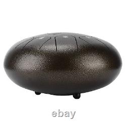 (bronze)Tongue Drum Hand Made 12in Steel Worry Free Drums Portable Handpan Drum
