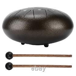 (bronze)Tongue Drum Wide Sound Range Ethereal Sounds Hand Made 12in Worry Free